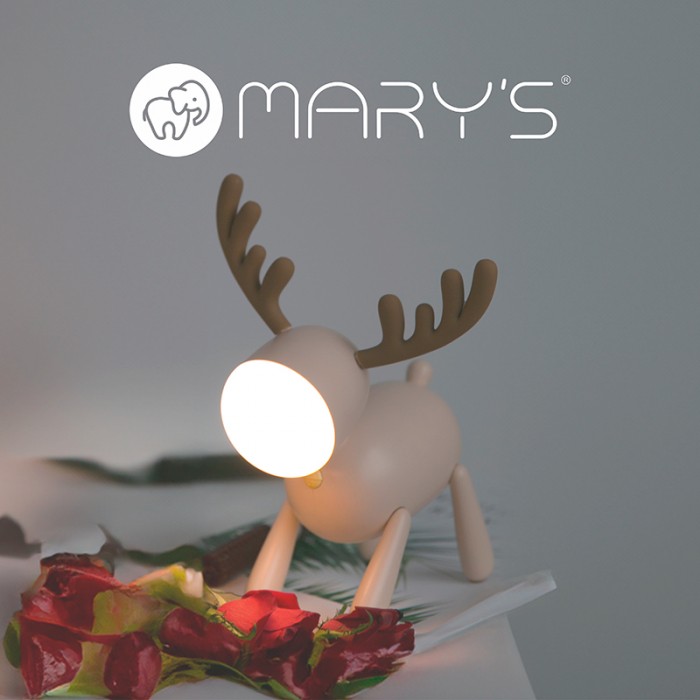 Lampa de noapte LED forma cerb MARY Bej